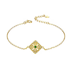La collection Horus de la maison Hind Kroussa Paris, célèbre la femme indépendante et sure d’elle.
 
Le bracelet Horus en argent 925 millièmes dorés à l’or 24 carats est sertie de micro-pavé de zircons blancs et de d’une pierre centrale d’émeraude nano-russe.
Nous fabriquons des articles plus performants et plus durables. Nos produits résolvent de vrais problèmes avec un design épuré et des matériaux honnêtes.