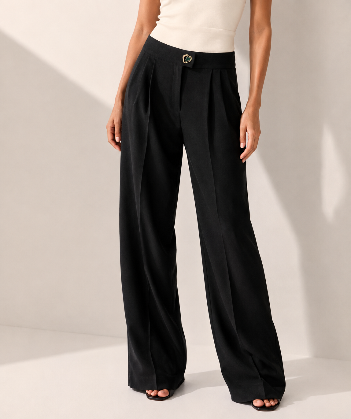 Pantalon Montaigne, blanc