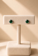 Boucles d'oreilles Méryaset vert