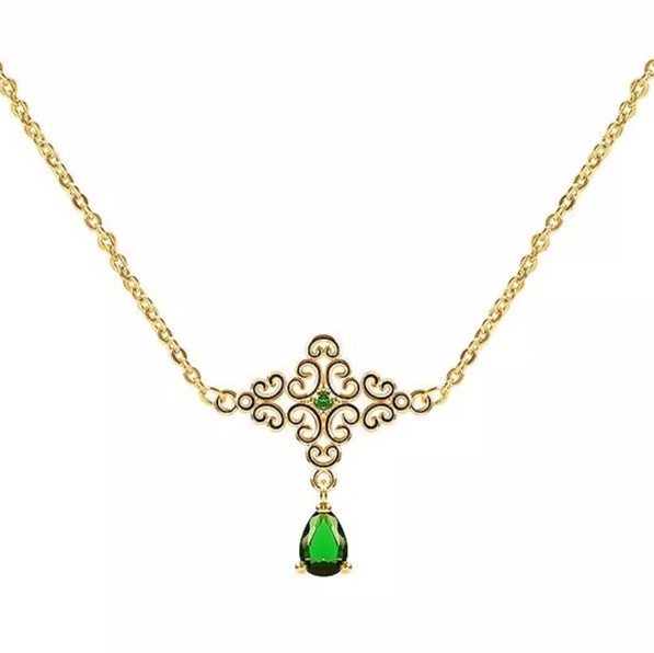 La collection Cléopâtre est l'emblématique de la maison Hind Kroussa Paris, rend hommage à la broderie créée sur les vêtements de haute couture.

 

Le collier ras-de-cou en argent 925 millièmes dorés à l’or 24 carats est torsadé en alliant dorures et pierres nano d’émeraude.
Nous fabriquons des articles plus performants et plus durables. Nos produits résolvent de vrais problèmes avec un design épuré et des matériaux honnêtes.