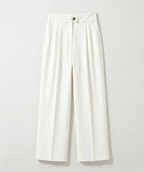 Pantalon Montaigne, blanc