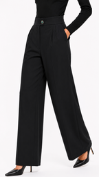 Pantalon Signature
Élégant et intemporel, ce pantalon à taille haute se distingue par sa coupe droite ample qui allonge naturellement la silhouette. Ses deux pinces sur le devant lui apportent structure et fluidité, tandis que sa ceinture travaillée met en valeur la taille avec raffinement.
Confectionné dans une matière composée de 97 % coton et 3 % élasthanne, il offre à la fois tenue, confort et liberté de mouvement. Son bouton bijou exclusif, dessiné spécialement pour la Maison Hind Kroussa Paris, signe 