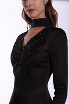 فستان ألكترونا، أسود