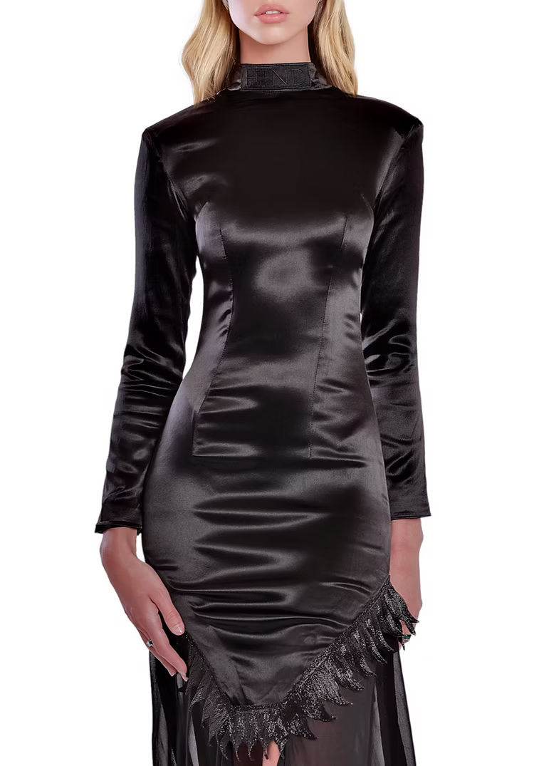 فستان أفايا، أسود