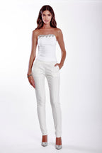 Aura bustier, white