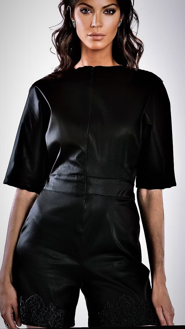 Psyche playsuit, black