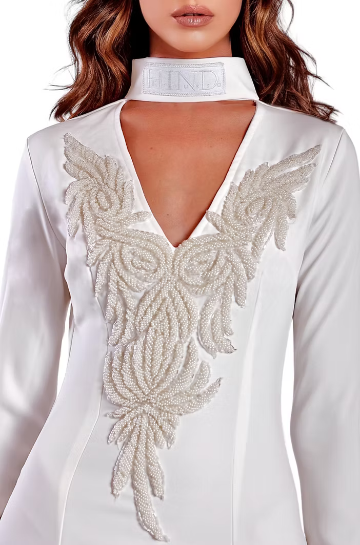 Robe Persé, blanche