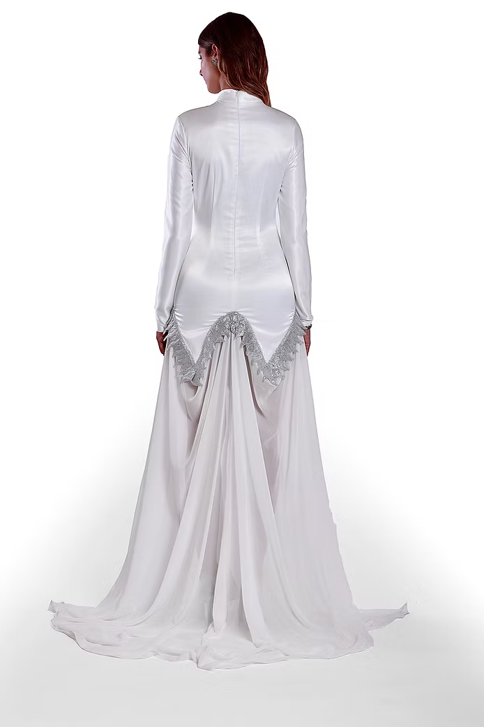 Aphaia dress, white