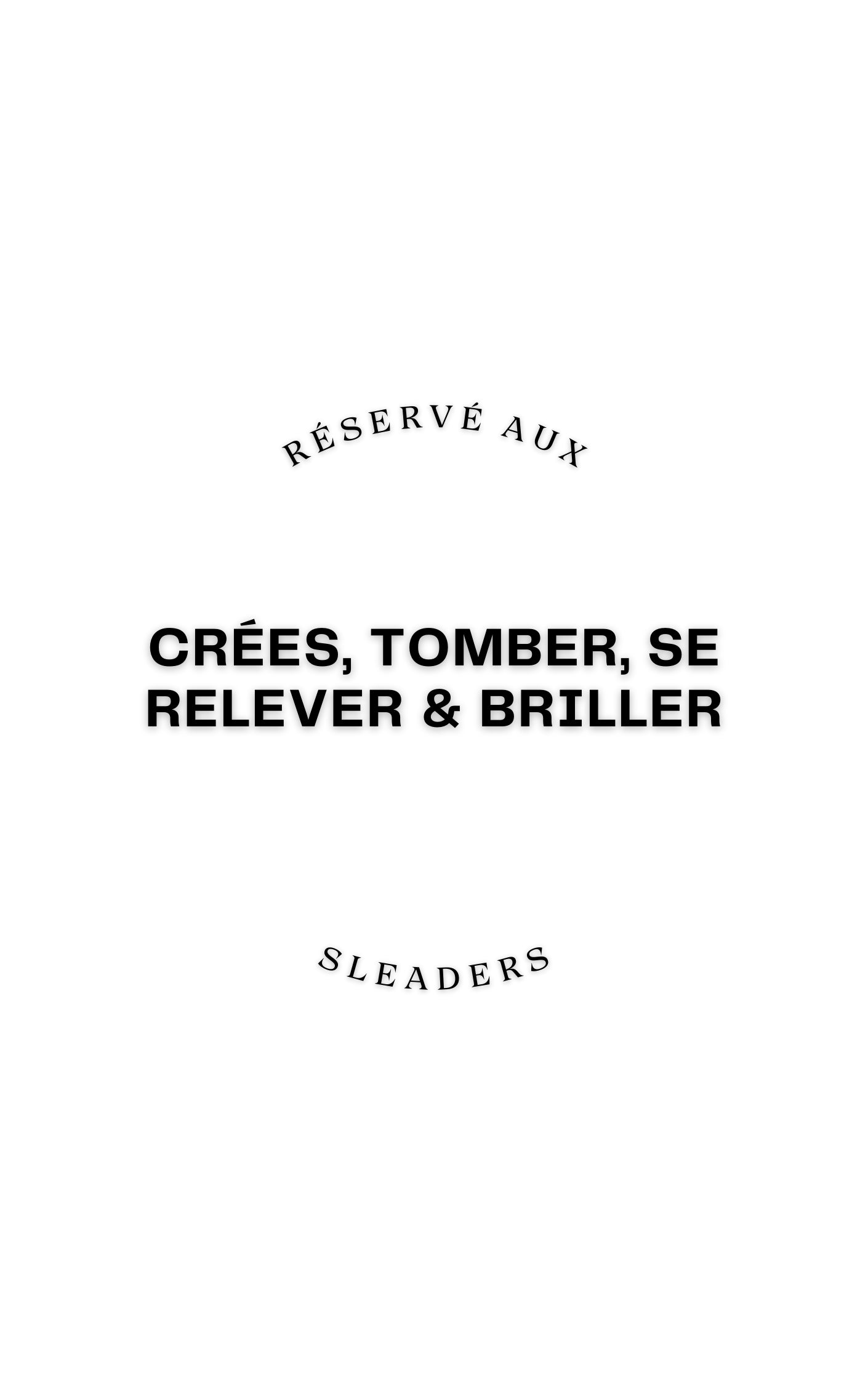 E-BOOK "Créer, Tomber, Se Relever et Briller"