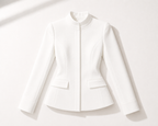 veste Passy
veste blanche femme
veste de tailleur femme
veste élégante femme
veste haut de gamme femme
veste fabriquée en France
veste made in France
veste couture femme
veste col officier
veste chic femme
veste cérémonie femme
veste mariage civil
veste minimaliste femme
veste luxe femme
veste parisienne
maison Hind Kroussa Paris
