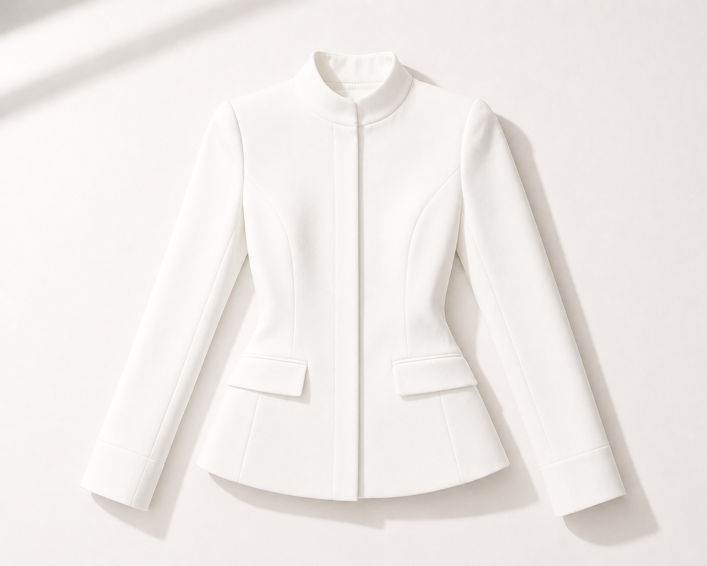 veste Passy
veste blanche femme
veste de tailleur femme
veste élégante femme
veste haut de gamme femme
veste fabriquée en France
veste made in France
veste couture femme
veste col officier
veste chic femme
veste cérémonie femme
veste mariage civil
veste minimaliste femme
veste luxe femme
veste parisienne
maison Hind Kroussa Paris
